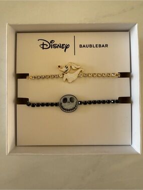 Disney + BaubleBar Nightmare Before Christmas Bracelet Set - Jack & Zero